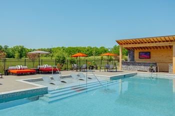 Resort-style saltwater pool